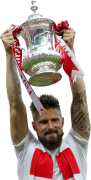 Olivier Giroud football render