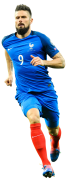 Olivier Giroud football render