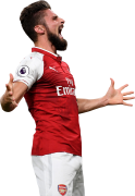 Olivier Giroud football render