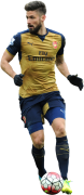 Olivier Giroud football render