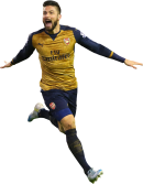 Olivier Giroud football render