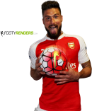 Olivier Giroud football render