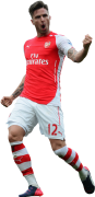 Olivier Giroud football render