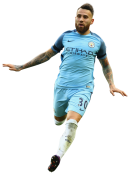 Nicolas Otamendi football render