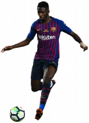 Ousmane Dembélé football render