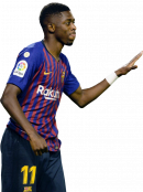 Ousmane Dembélé football render