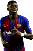 Ousmane Dembélé football render