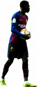 Ousmane Dembélé football render