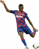 Ousmane Dembélé football render