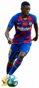 Ousmane Dembélé football render