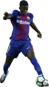 Ousmane Dembélé football render