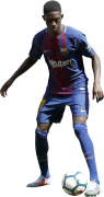 Ousmane Dembélé football render