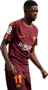 Ousmane Dembélé football render