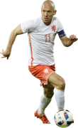 Arjen Robben football render