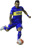 Carlos Tevez football render