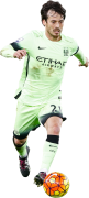 David Silva football render