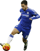 Eden Hazard football render