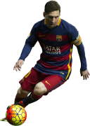 Lionel Messi football render