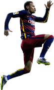 Neymar football render