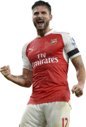 Olivier Giroud football render