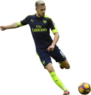 Aaron Ramsey football render