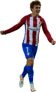 Antoine Griezmann football render