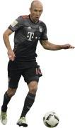 Arjen Robben football render