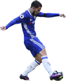 Eden Hazard football render