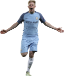 Kevin De Bruyne football render