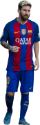 Lionel Messi football render