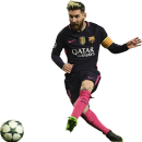 Lionel Messi football render