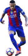 Neymar football render