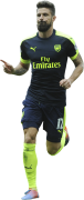 Olivier Giroud football render