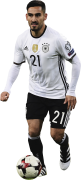 Ilkay Gundogan football render