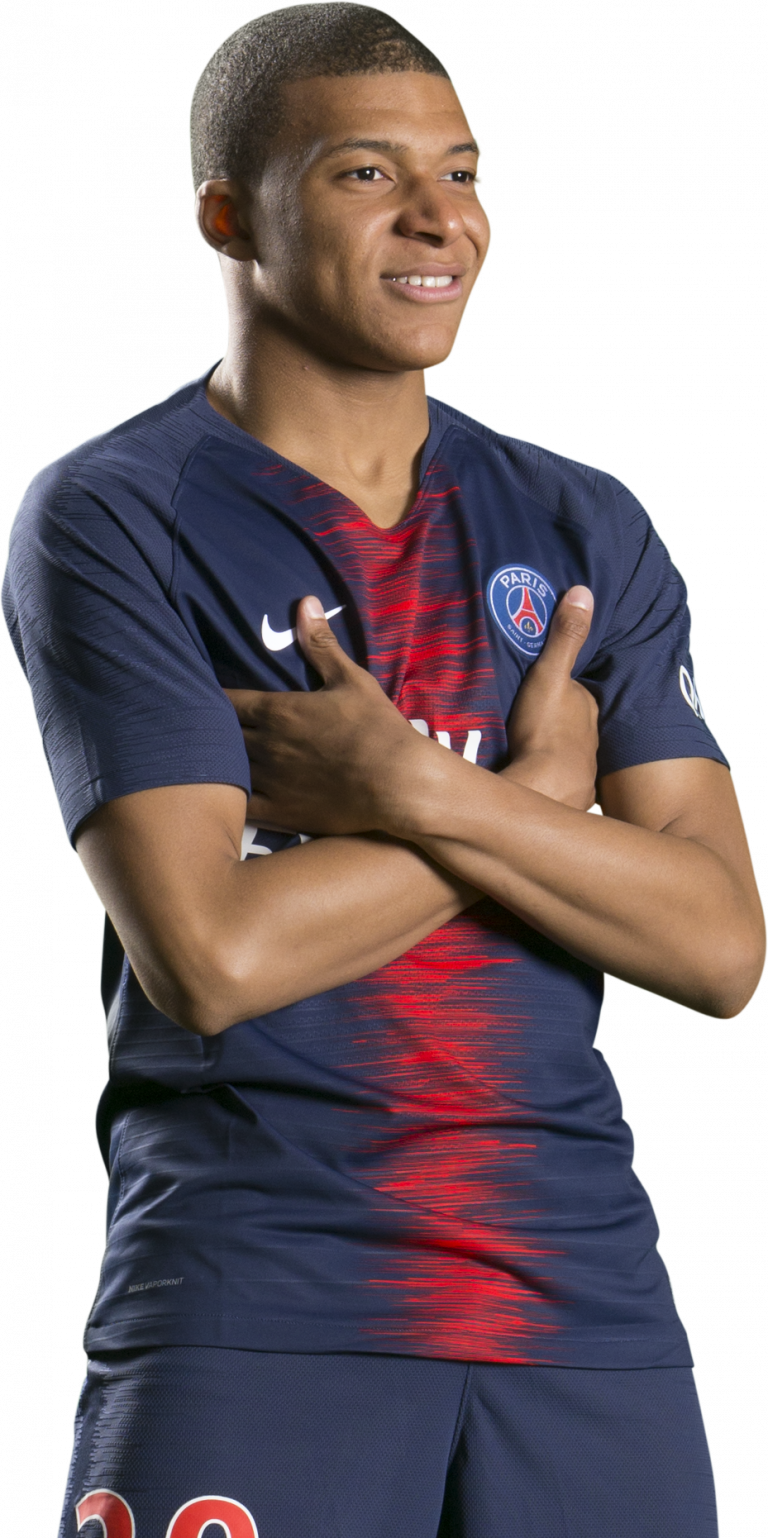 Kylian Mbappé football render - 48336 - FootyRenders