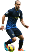 Pablo Zabaleta football render