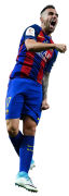 Paco Alcacer football render