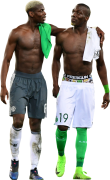 Paul Pogba & Florentin Pogba football render