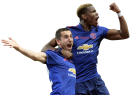 Paul Pogba & Henrikh Mkhitaryan football render