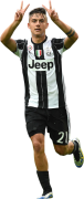 Paulo Dybala football render