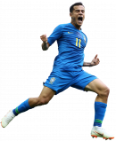 Philippe Coutinho football render