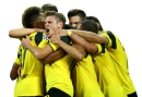 Pierre-Emerick Aubameyang, Lukasz Piszczek, Mario Gotze, Julian Weigl, Sokratis Papastathopoulos, Raphael Guerreiro & Matthias Ginter football render