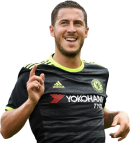 Eden Hazard football render