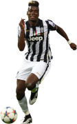 Paul Pogba football render