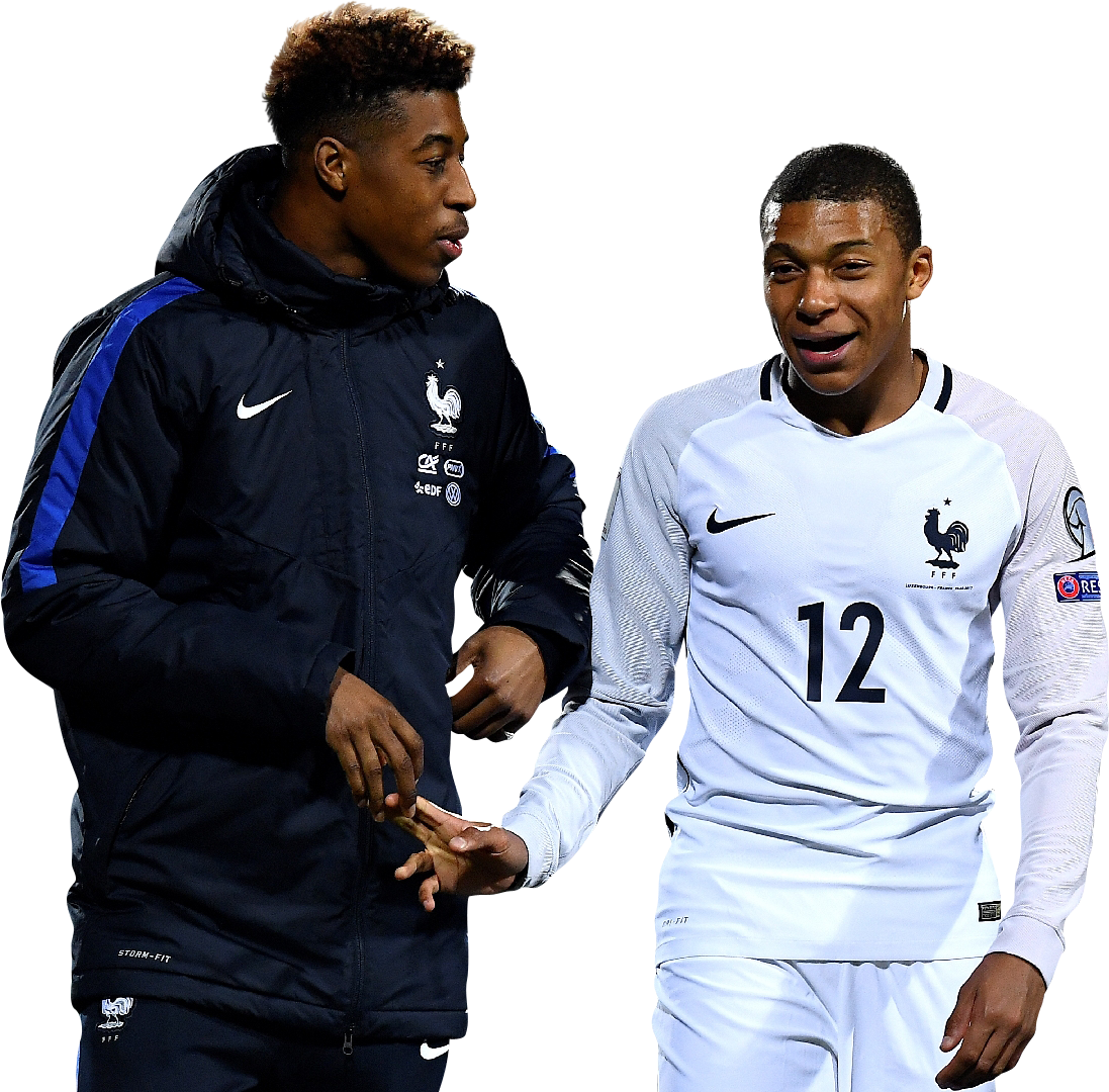 Presnel Kimpembe & Kylian Mbappé football render - 35452 ...