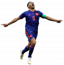 Radamel Falcao football render