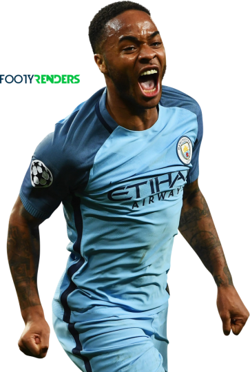 Raheem Sterling football render - 34521 - FootyRenders