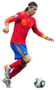 Sergio Ramos football render