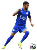 Riyad Mahrez football render