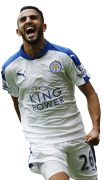 Riyad Mahrez football render